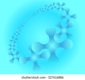 logo ring abstract background vector illustration