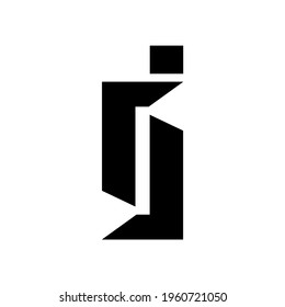 Logotipo con RJ inicial, regalía gratuita