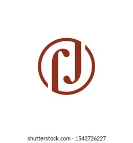 Logo Rj Initial Letter Icon Stock Vector (Royalty Free) 1542726227 ...