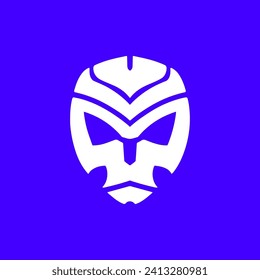 Logo robot vector illustartion. Esport logo design. Tech logo design.