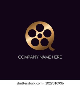 Logo with roll film, you can use for logo movie, production house, camera shop, and other needs