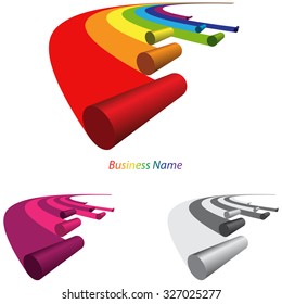 logo roll rainbow