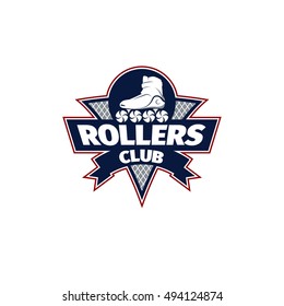 Logo Roller Skating. Vector Illustration