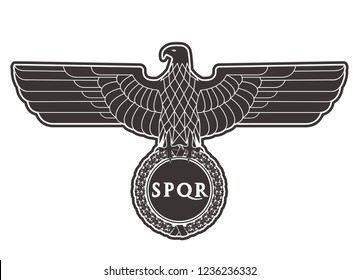 Logo of the Roman eagle.