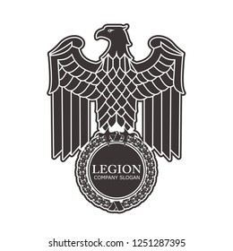Logo of the Roman eagle.