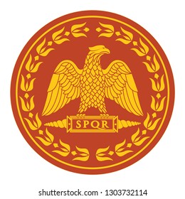 Logo of the Roman eagle.