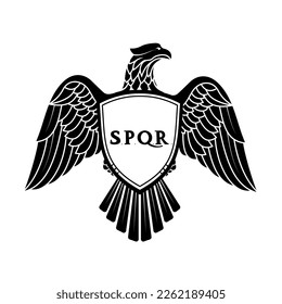 Logo of the Roman eagle 