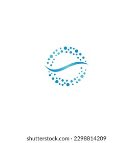 ilustración de diseño de icono azul