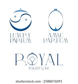 logo royal parfum luxury elegant perstigious