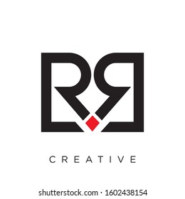 logo rr initial design  modern icon
