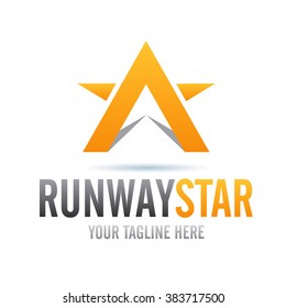 Logo Runway Star Icon Element Template Design Logos
