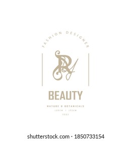 the logo ry, yr in gold, the logo is luxurious and elegant, this logo is suitable for gem and perfume companies