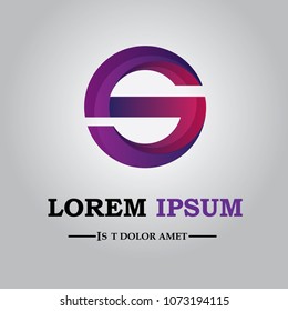 logo S 3d abstract creative concept