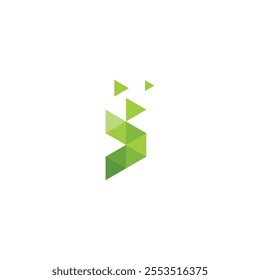 logo S element illusion vector technology