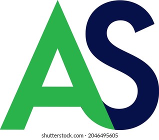 AS-Logo mit A AND S-SYMBOL-DESIGN
