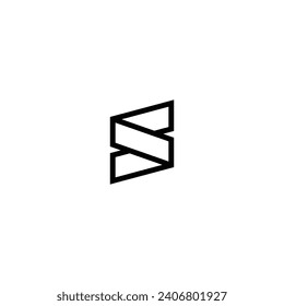Logo s initial s company group vektor brokers