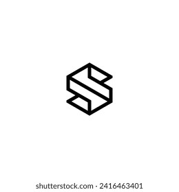Logo s initial s vektor illustration luxury creative company