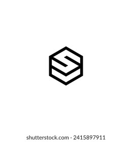 Logo anfänglich s vektor Luxus einfach Konzept Design