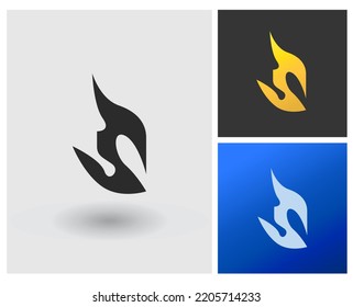 Logo S Letter shape for company