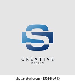 Logo S letter techno geomtrical, design concept geometric shape with  letter S logo icon for technology, business, finance, initials and more brand identity.