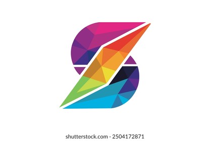 Logo S letter. Vector abstract Pro Vector