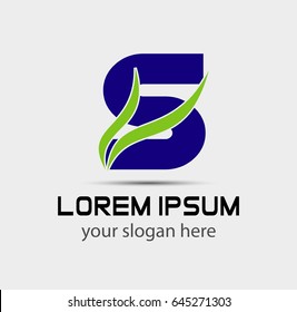 Logo s letter Vector illustration
