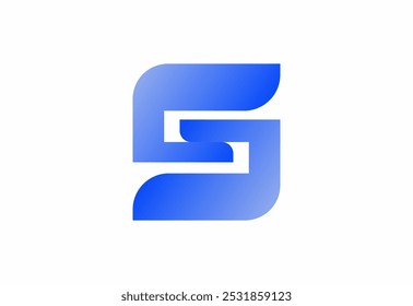 Logo S Loop Quadratisch minimalistisch
