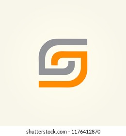 logo S vector abstract. icon S template. alphabet symbol illustrator EPS 10