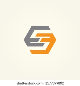 logo S vector abstract. icon S template. alphabet symbol illustrator EPS 10