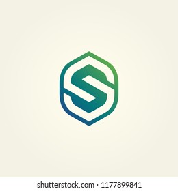 logo S vector abstract. icon S template. alphabet symbol illustrator EPS 10