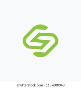 logo S vector, alphabet icon illustrator EPS 10