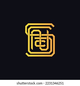 Logo s vector design graffiti. Modern graphic logo.