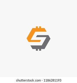 logo S vector, icon S concept