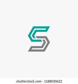 logo S vector, icon S concept. Alphabet symbol vector