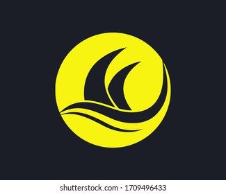 El logo de un velero