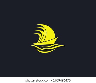 El logo de un velero