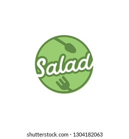 Logo Salad Restaurant vector icon