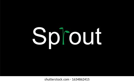 Logo Sample - Word Sprout Typography
