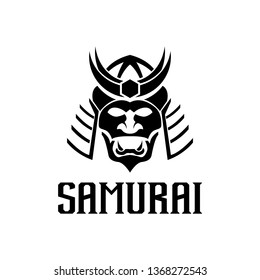 Logo del vector Ronin samurai Icon