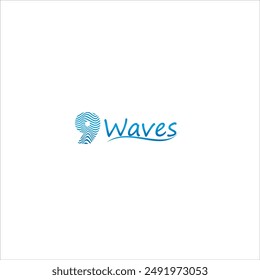 El logo dice 9 Ondas en azul y sobre un fondo blanco