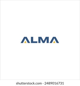 The logo says ALMA in blue and yellow on a white background