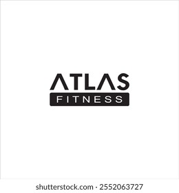 The logo says Atlas Fitness in black and on a white background