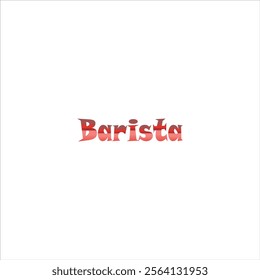 The logo says Barista in gradient red and on a white background