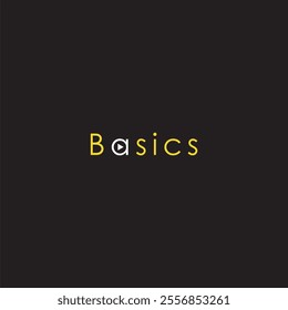 The logo says Basics in yellow and white on a black background