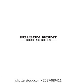 El logotipo dice Folosom Point en negro y sobre un fondo blanco