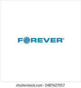 The logo says Forever with a blue globe icon on a white background