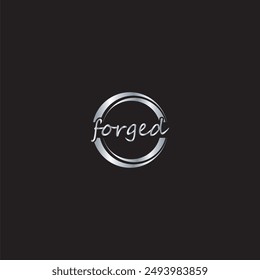 The logo says Forged with a silver circle and a black background