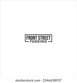 The logo says Front Street Funding in black and on a white background