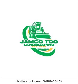 The logo says Jamco Too with a tractor icon and a gradient green and yellow circle