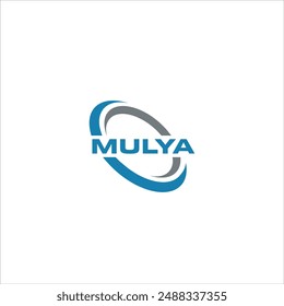 The logo says MULYA with an oval circle in blue and gray